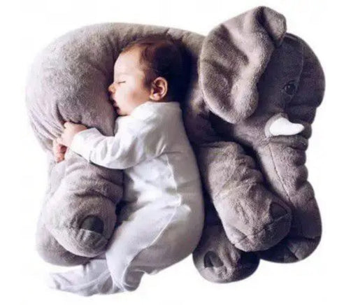 Elephant Pillow - Light Grey_1