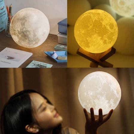 3D Moon Light Lamp 20CM_0