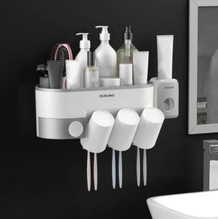 Toothbrush Rack Wall-mounted Storage_1