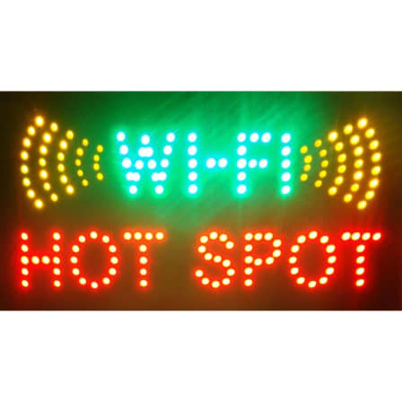LED Wifi Hot Spot Sign_1