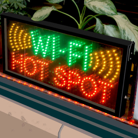 LED Wifi Hot Spot Sign_0