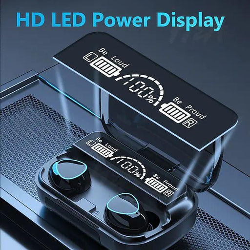 M10-A TWS Wireless Bluetooth 5.1 Earbuds With Power Bank_0