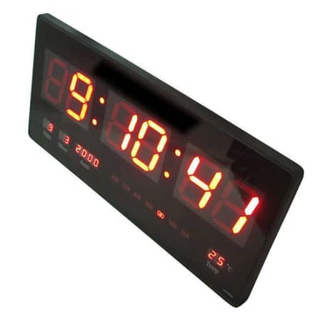 Large Display Digital LED Clock_0