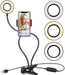 Selfie Ring Light with Cell Phone Holder Stand for Live Stream/Makeup_3