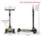 3 Wheel Children Scooter with Flash Wheels Kick - pink_0